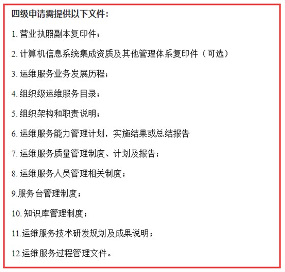 深圳企業(yè)做ITSS認(rèn)證需提供這12項(xiàng)資料，否則不予通過！