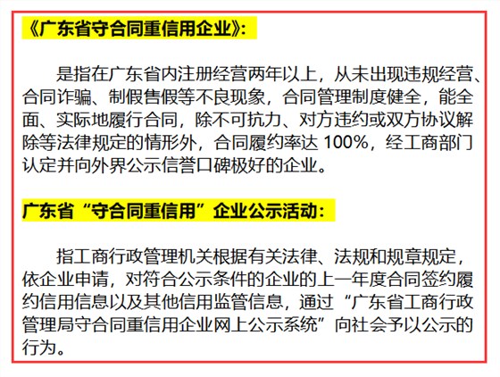 原來守合同重信用企業(yè)是這個意思，你知道嗎？