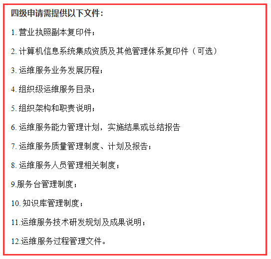 深圳企業(yè)做ITSS認(rèn)證需提供這12項(xiàng)資料，否則不予通過(guò)！