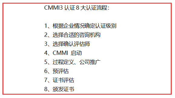 CMMI3認證8大認證流程，完成這八步，證書就到手啦！